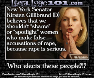 Gillibrand on Fake Accusations of Rape