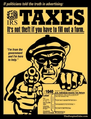 IRS taxes not theft