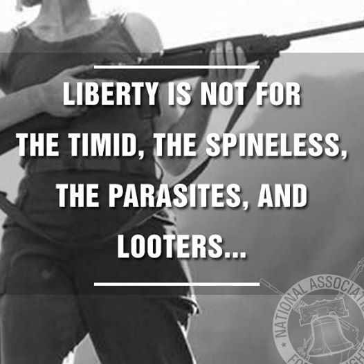 Liberty not for the weak
