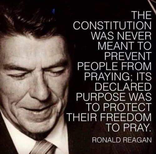 Ronald Reagan Constitution Prayer