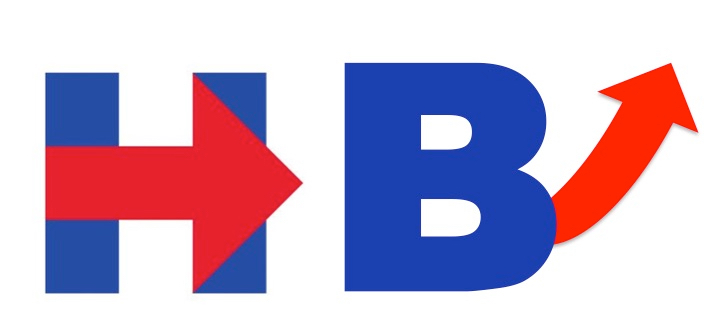 Bill and Hillary campaign logos