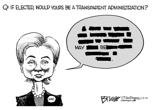 Hillary transparency