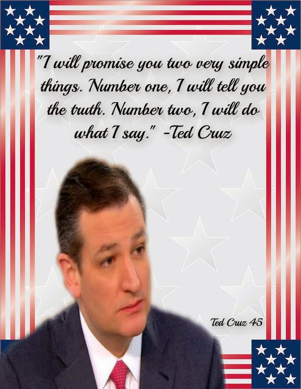 Ted Cruz's promises