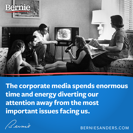 Bernie Sanders on corporate media