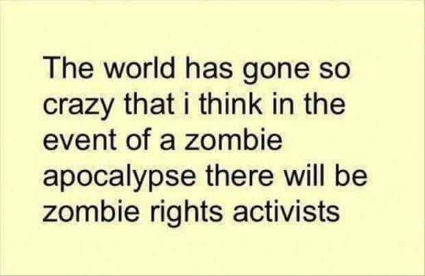 Zombie rights activists