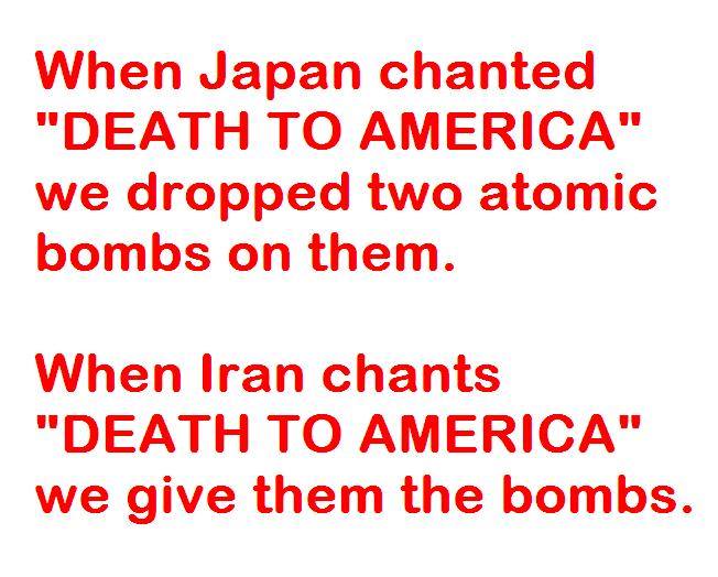 America versus Japan or Iran