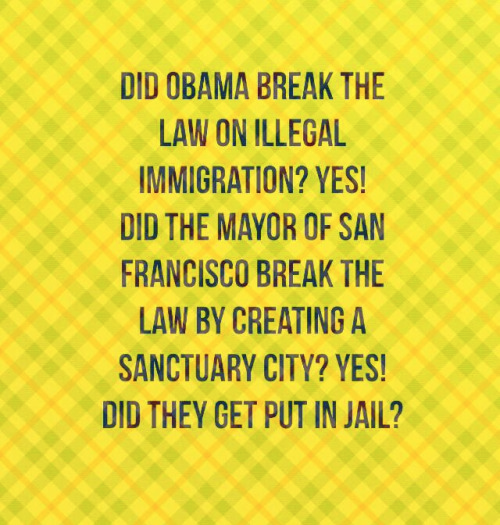 Obama and SF no jail for breaking law