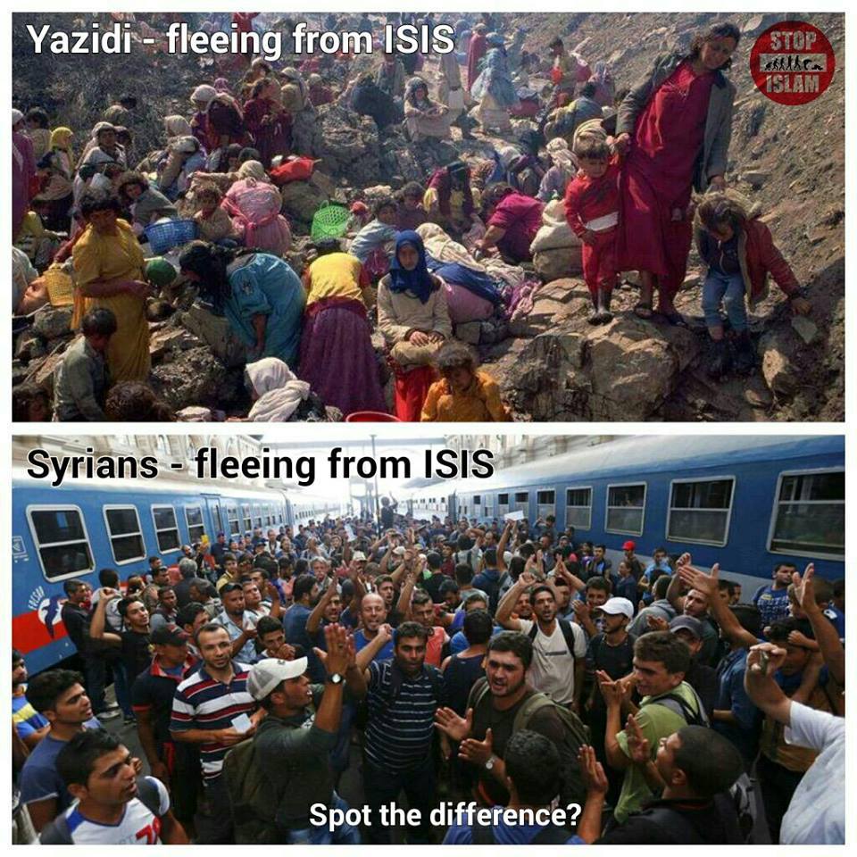 Refugees versus invaders