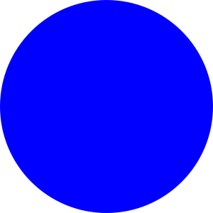 Muhammad disguised as a blue circle
