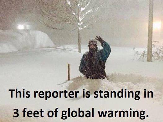 3 feet of global warming snow