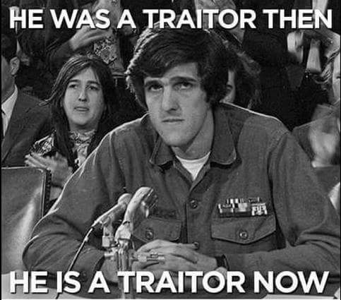 Kerry traitor always