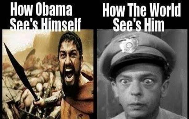 Obama sees self as warrior world sees as fool