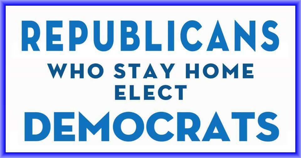 Republicans who stay home elect Democrats