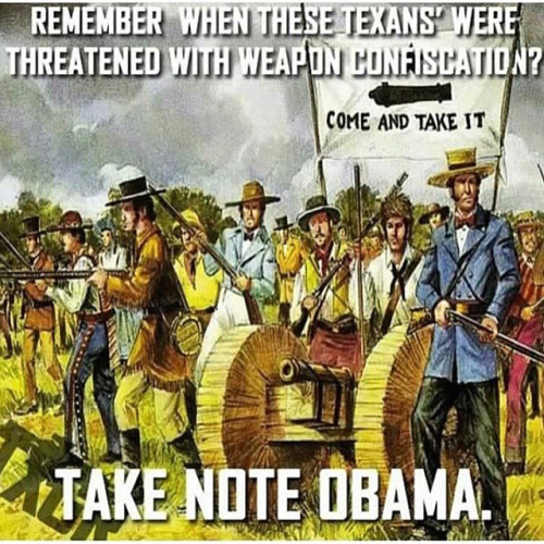 Texans don't give up guns