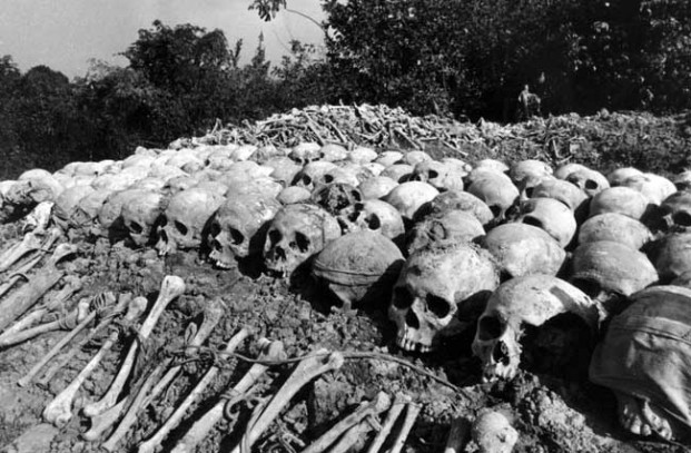 A minute part of the Killing Fields in Cambodia