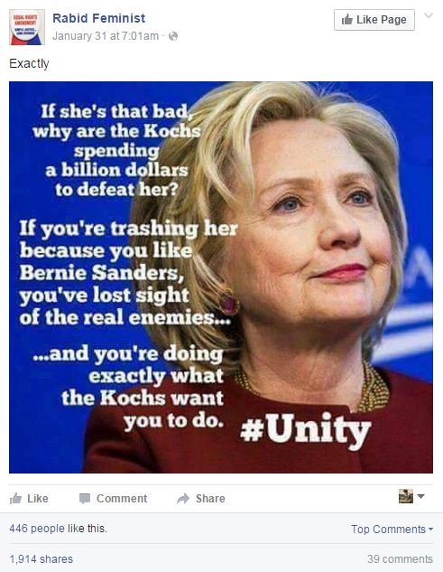 Koch Brother conspiracy against Hillary