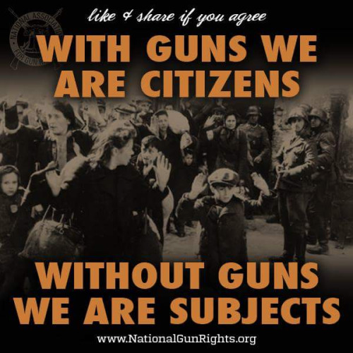 Citizens with guns subjects without