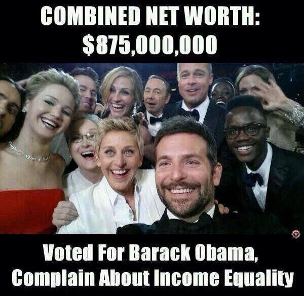 Crazy Liberals Hollywood wealth income inequality
