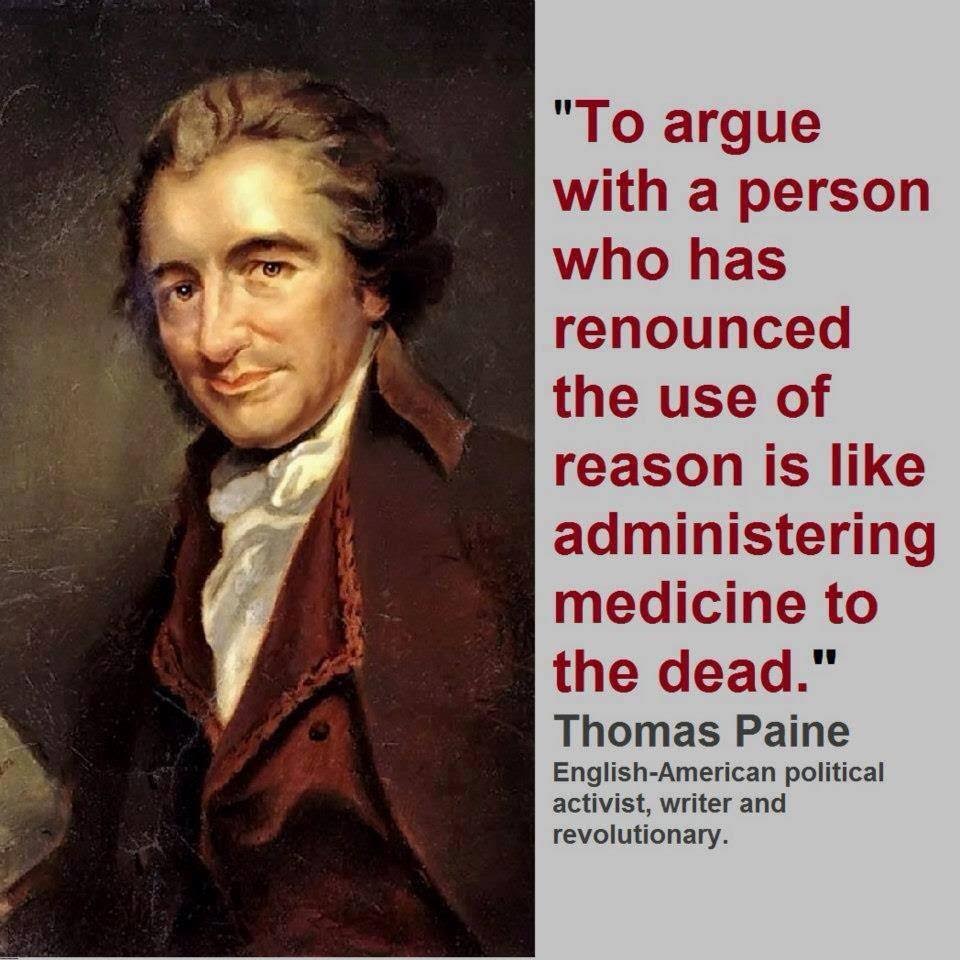 Crazy liberals Arguing with person who renounced reason giving medicine to dead