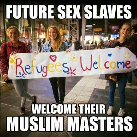 Future sex slaves welcome Muslim masters