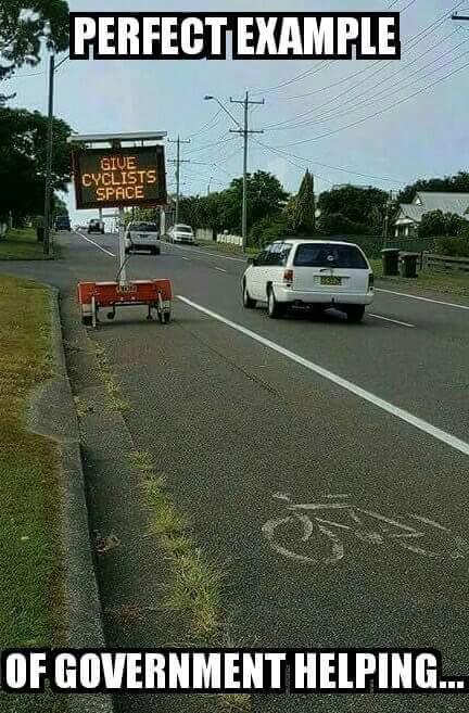 Government helping cyclists