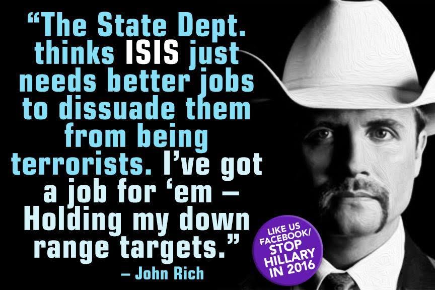 Job for ISIS holding down gun range targets