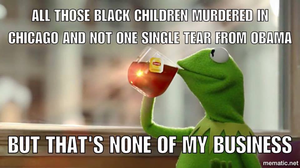 Obama callous about black kids murdered in Chicago