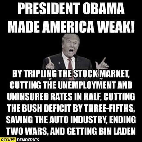President Obama made America weak