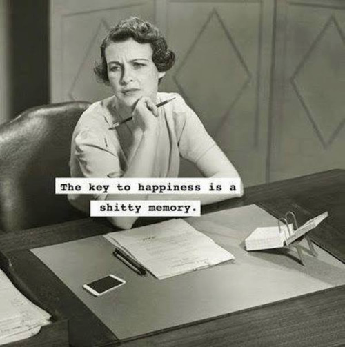 Silly Happiness is a shitty memory