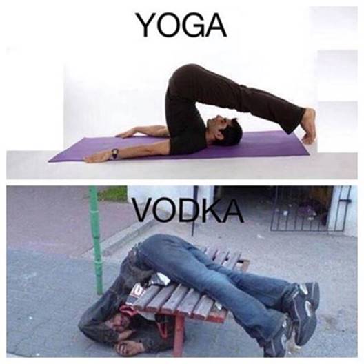 Silly Yoga and Vodka