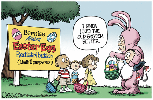 Socialism Bernie Sanders Easter eggs