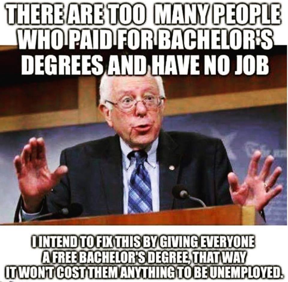 Bernie Sanders free education