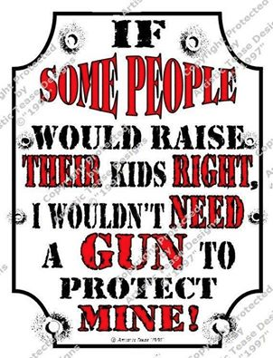Guns bad parenting