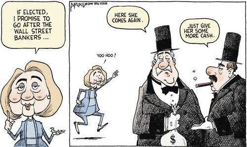 Hillary Wall Street bankers