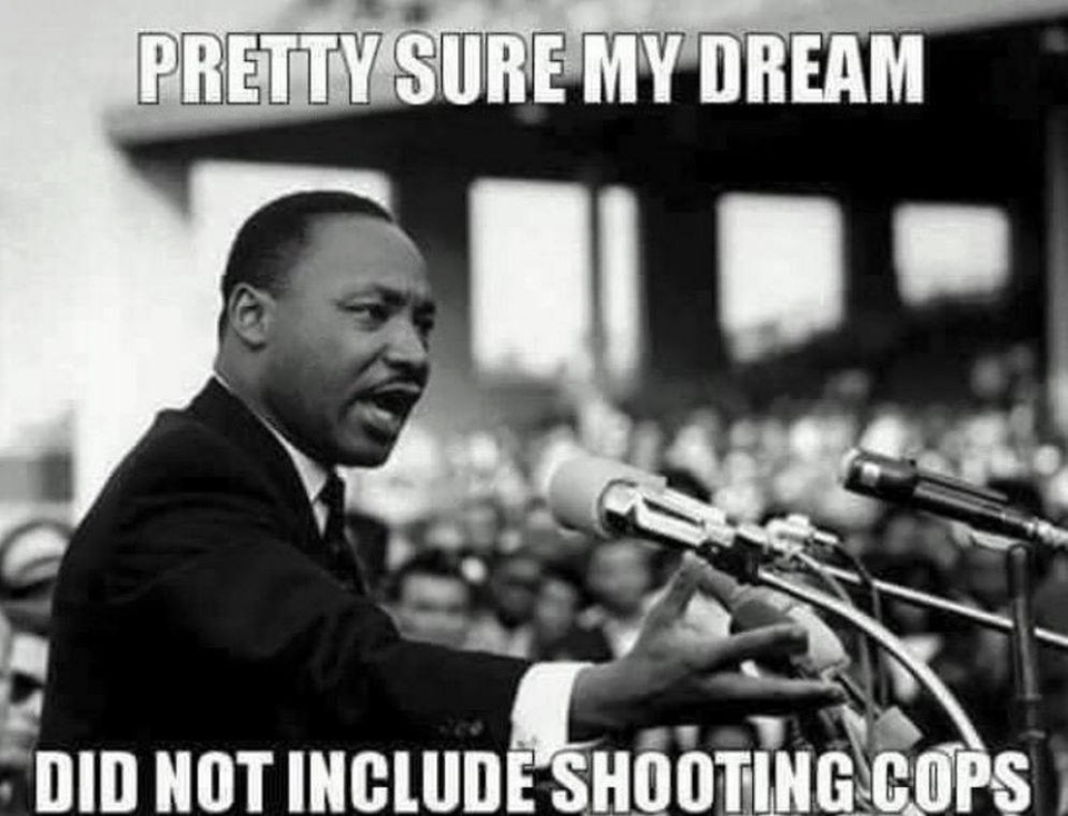 Police Martin Luther King dream