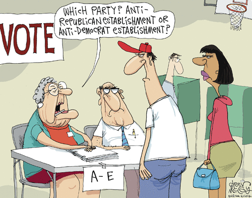Politics anti-party people