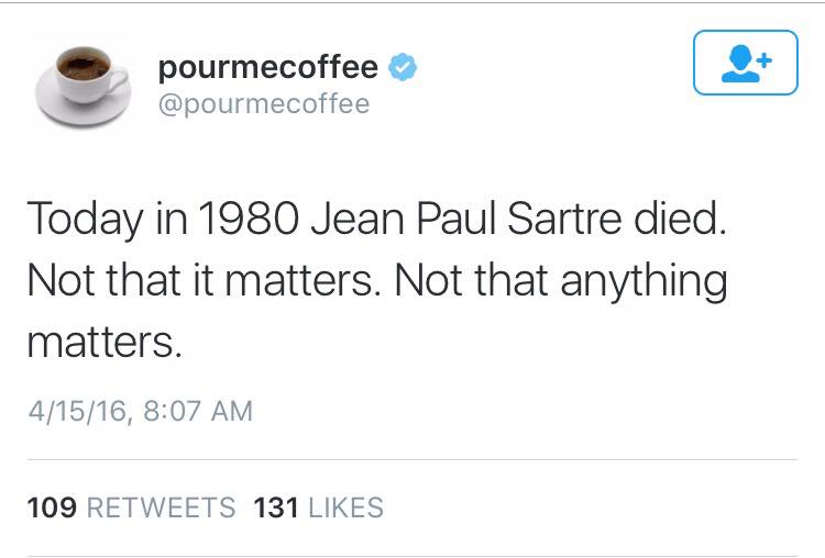 Silly Sartre's death