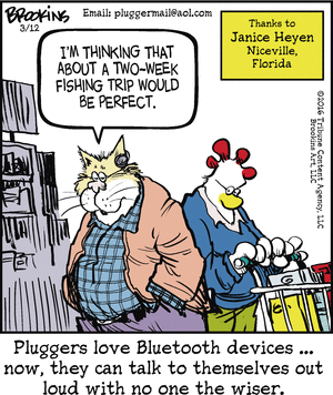 Silly bluetooth talking to oneself