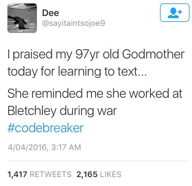 Silly code Bletchley