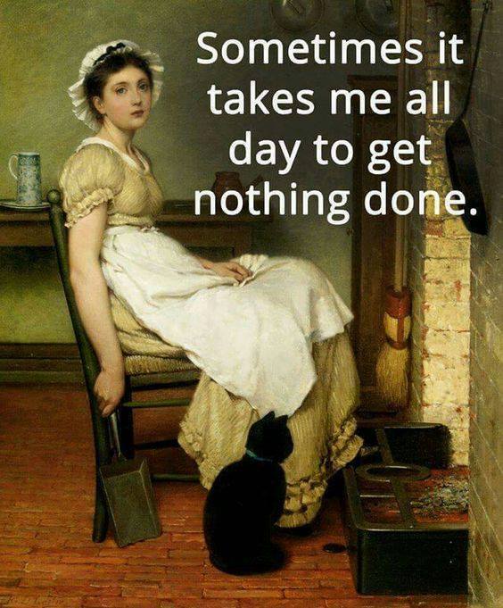 Silly getting nothing done
