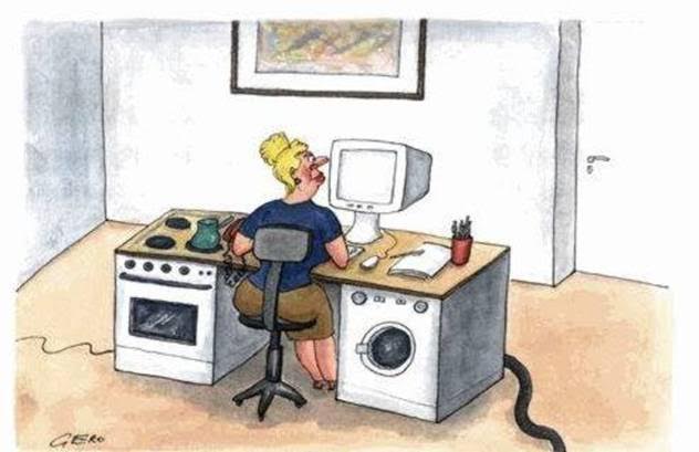Silly washer dryer desk