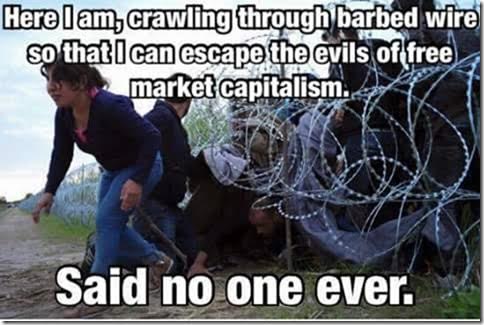 Socialism people try to escape