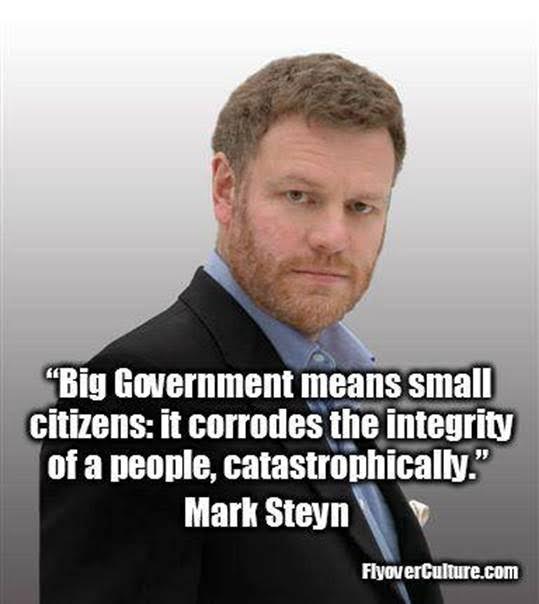 Steyn big government means small citizens