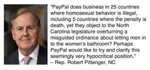 Stupid Liberals PayPal North Carolina