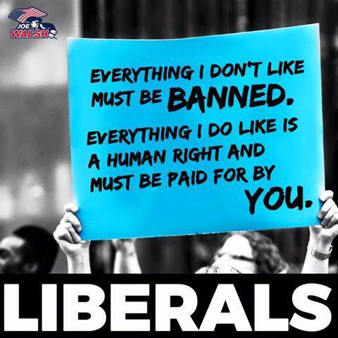 Stupid Liberals banning and forcing