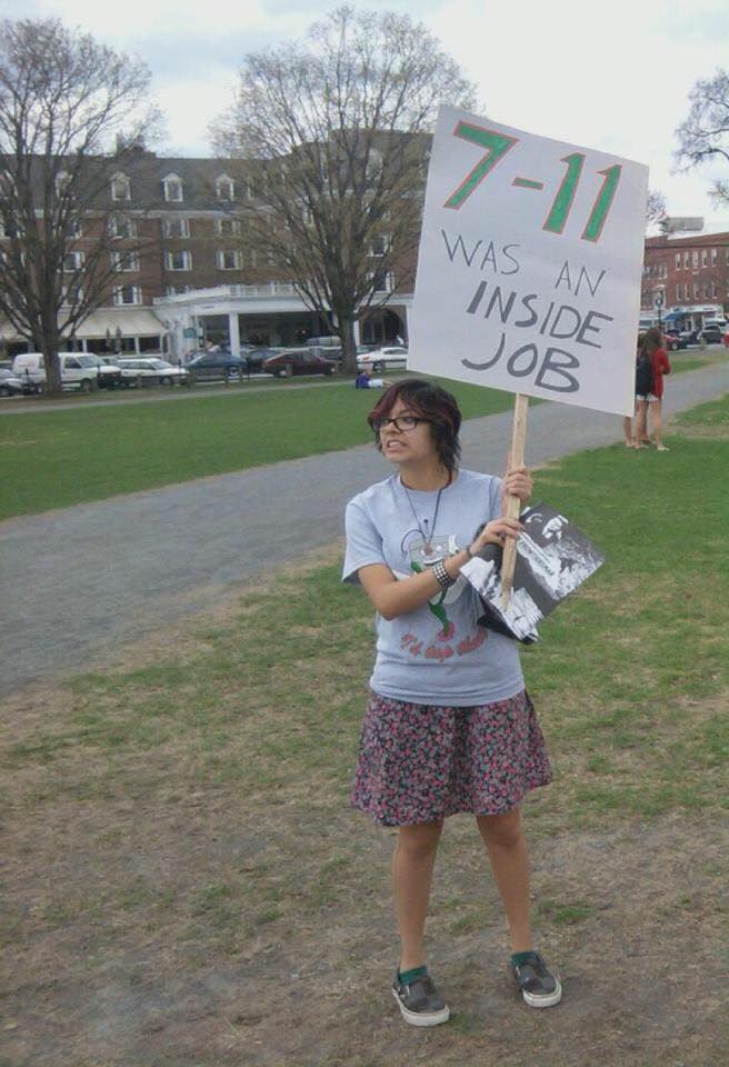 Stupid liberals 711 an inside job photoshop
