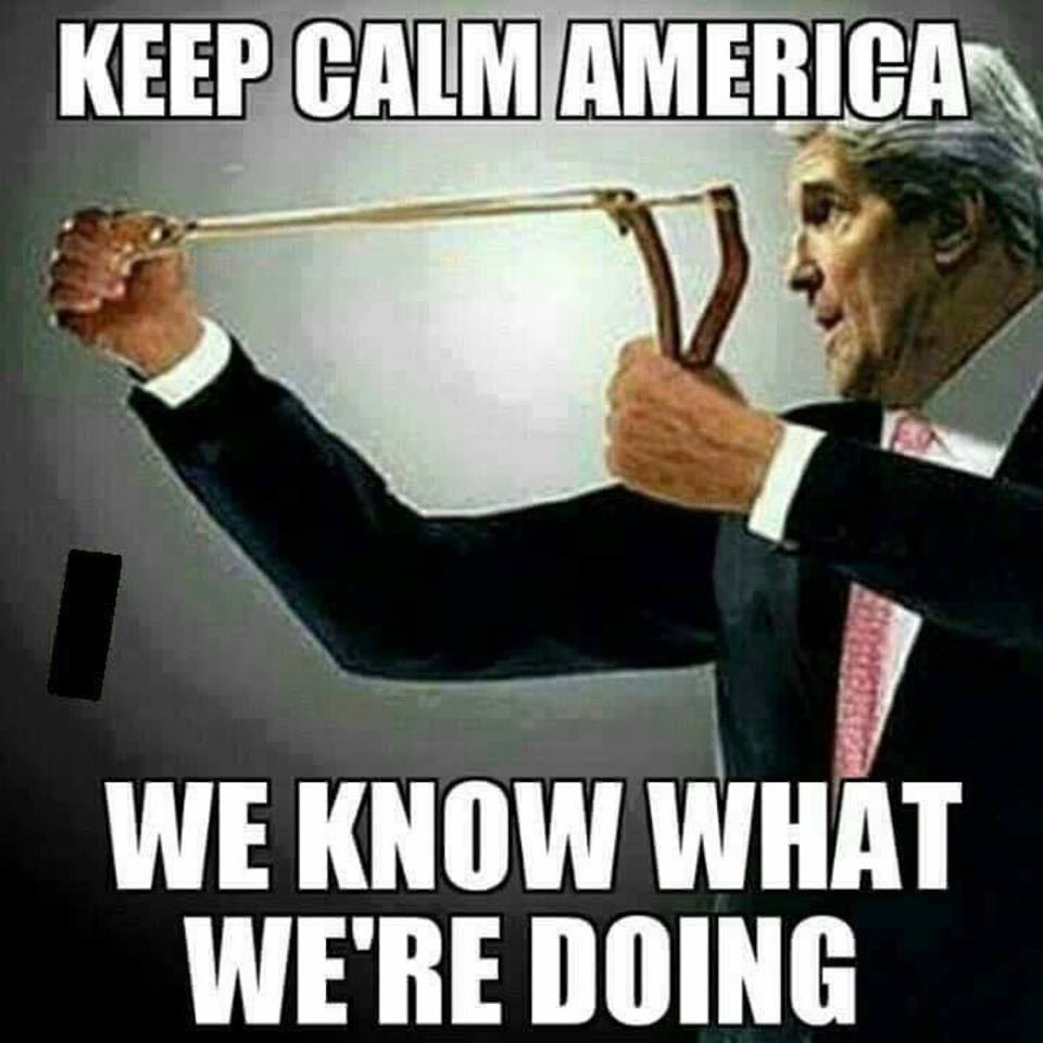 Stupid liberals Kerry slingshot