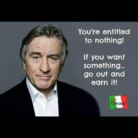 Wisdom no entitlements earn things