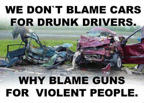 Guns cars drunks