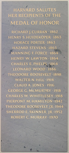 Harvard Medal of Honor recipients